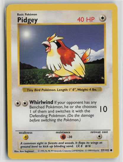 Pidgey Common Unlimited BSS 057/102 MP