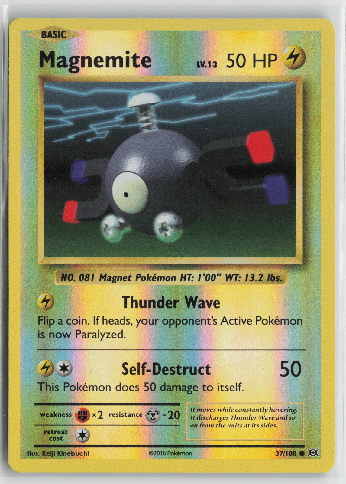 Magnemite Common Reverse Holo EVO 37/108 NM