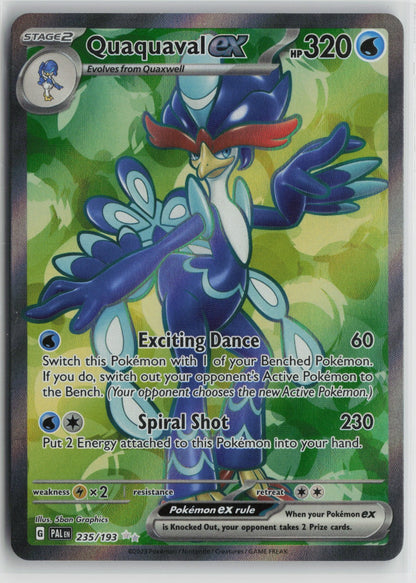 Quaquaval ex Ultra Rare Holo PAL 235/193 NM