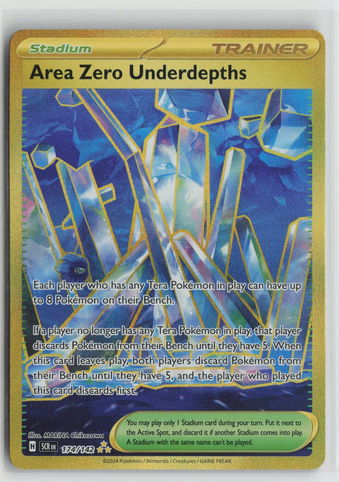 Area Zero Underdepths - Hyper Rare Holo SCR 174/142 NM