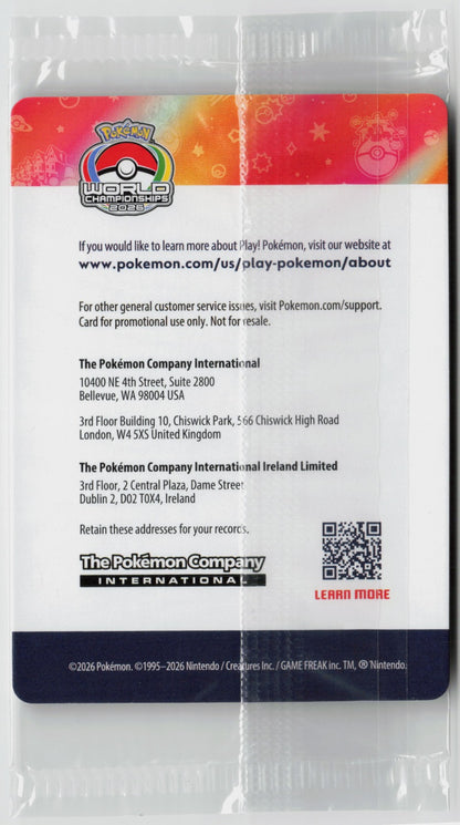Pikachu Promo MEP 093 NM - SEALED A (Back)