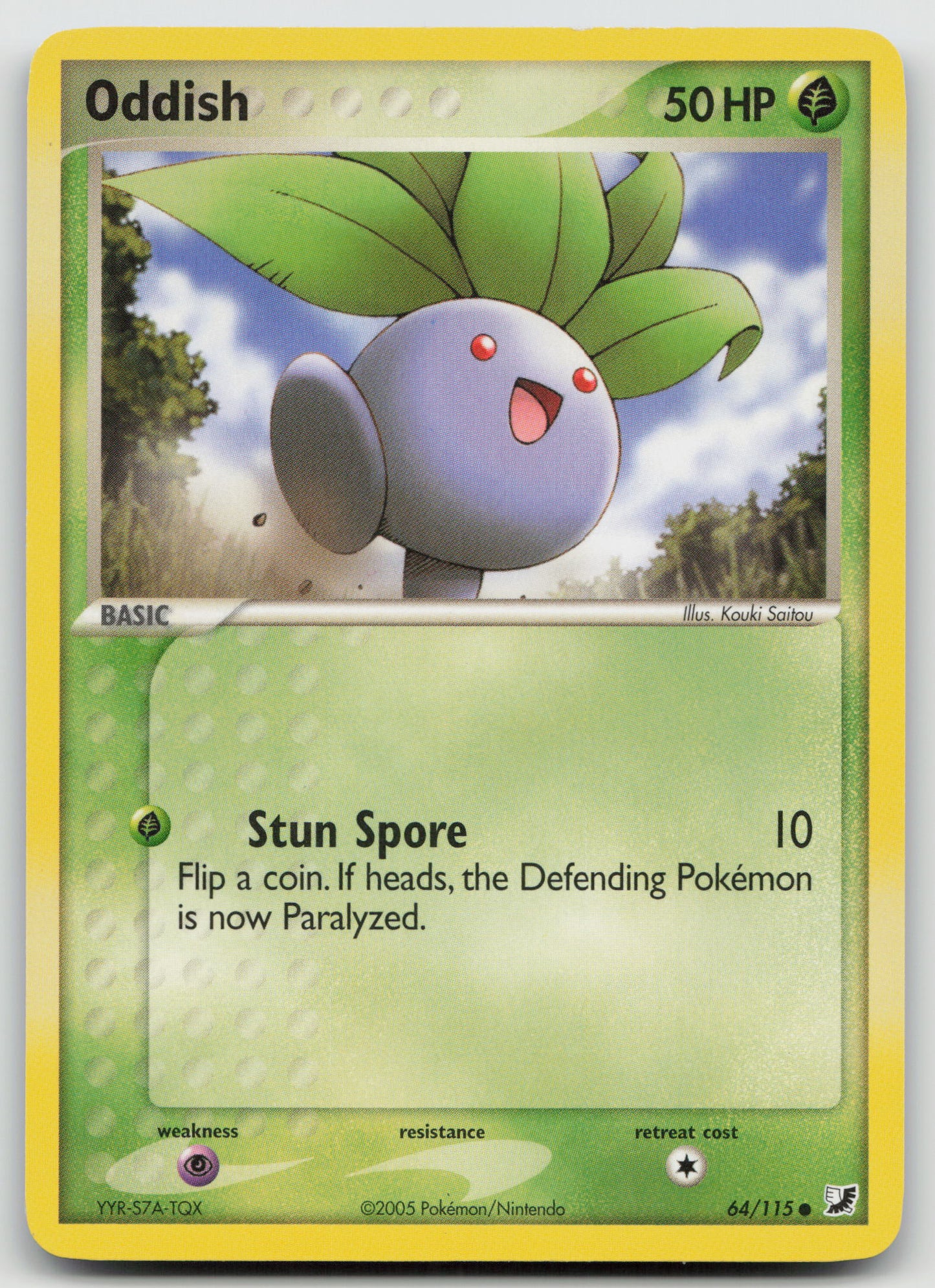 Oddish Common Normal UF 64/115 NM