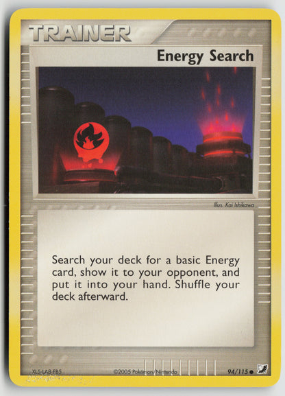 Energy Search Common Unseen Forces 94/115 DMG