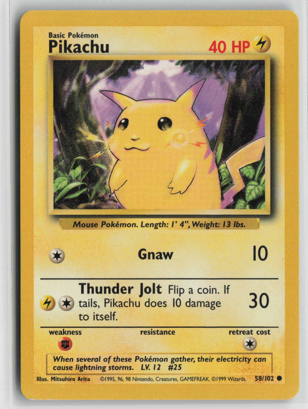 Pikachu Common BS 058/102 LP