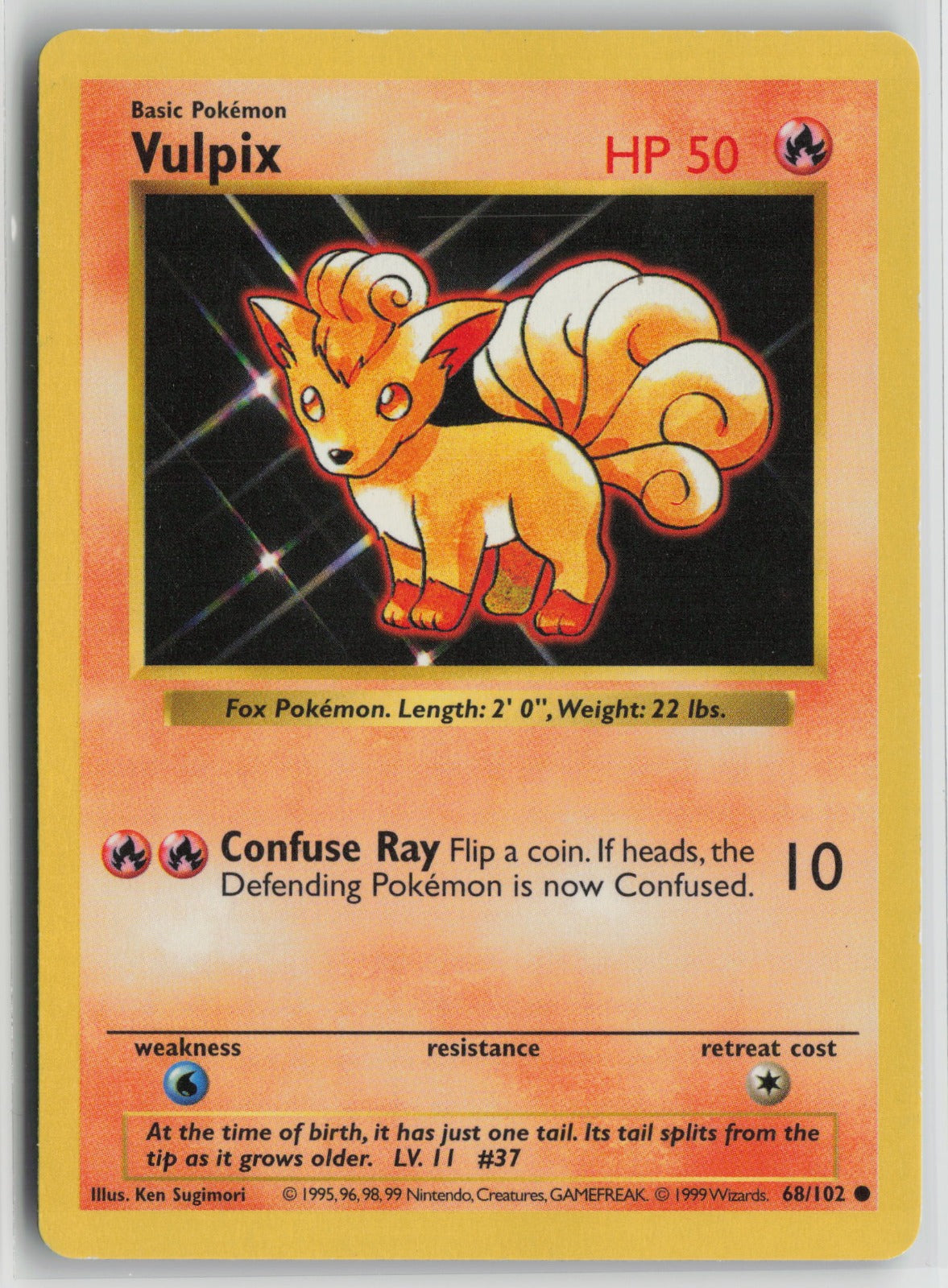 Vulpix Common Unlimited BSS 068/102 LP