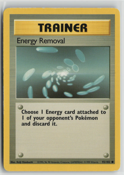 Energy Removal Common BS 092/102 MP