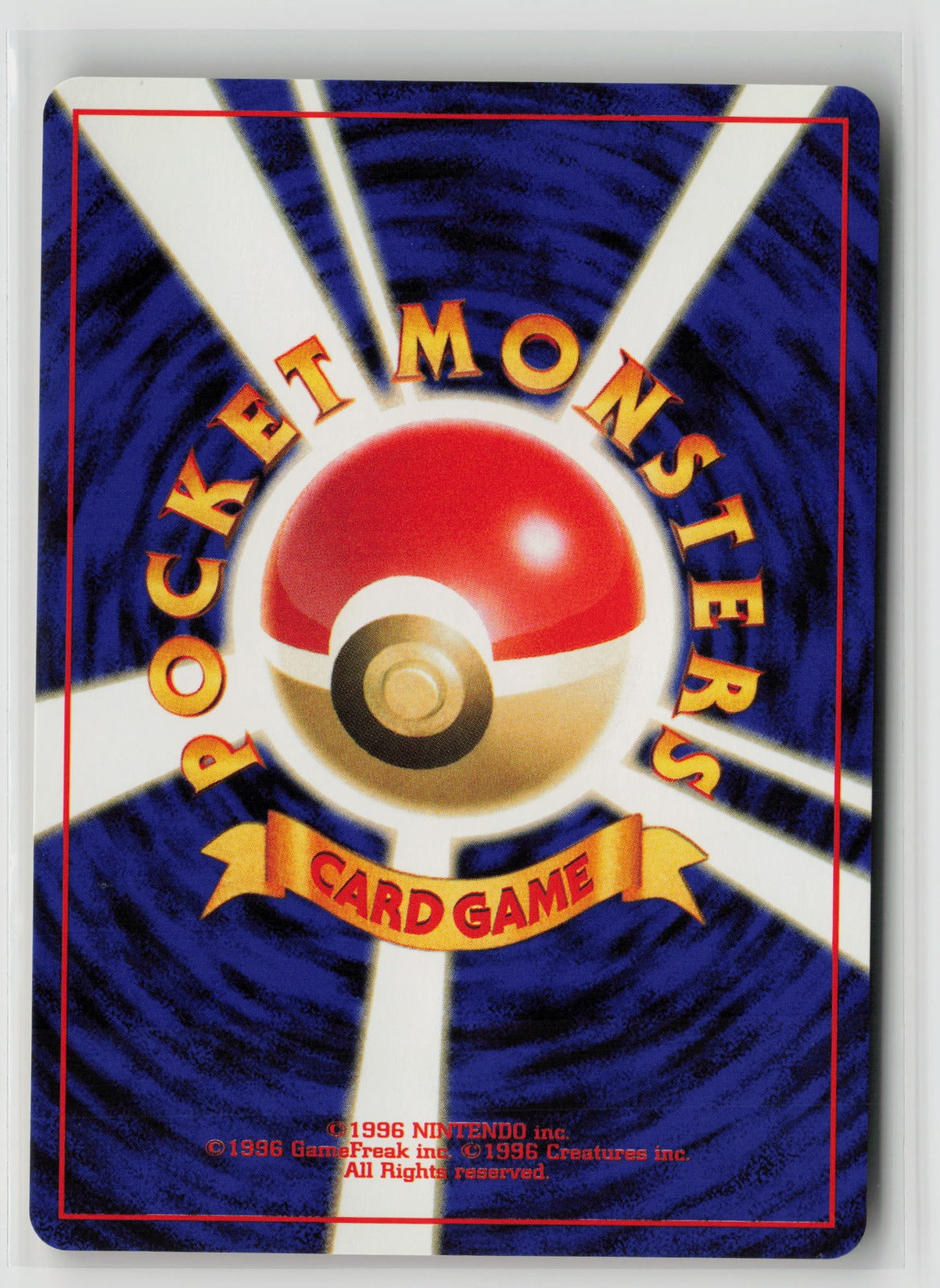 Sabrina's Gastly Uncommon NM (Back)