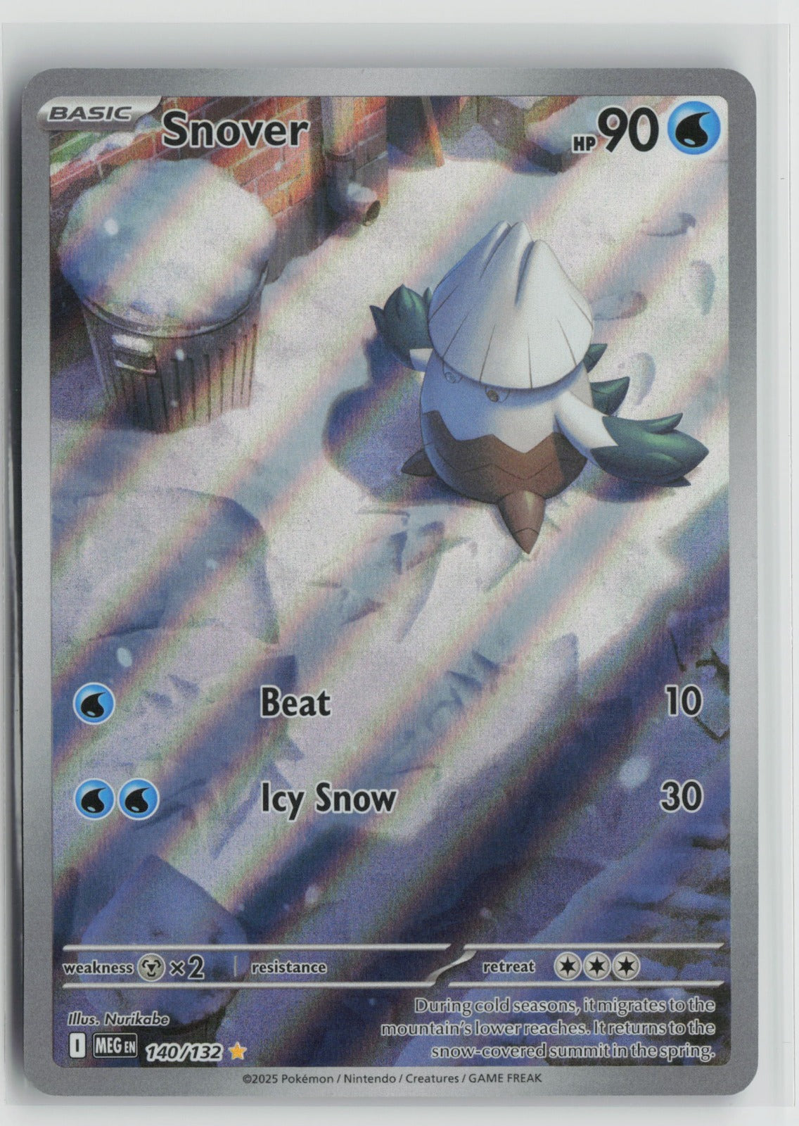 Snover Illustration Rare Holo MEG 140/132 NM