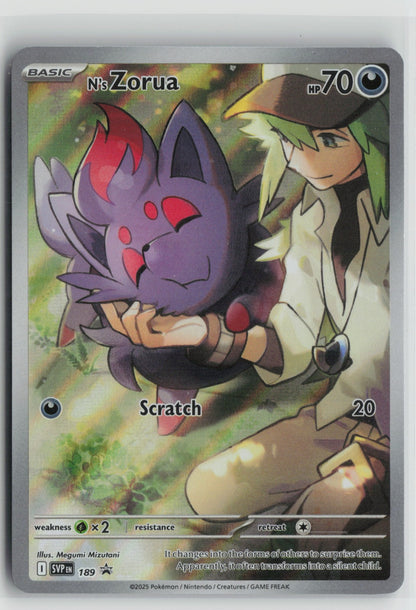 N's Zorua - Promo Holo SVP 189 NM
