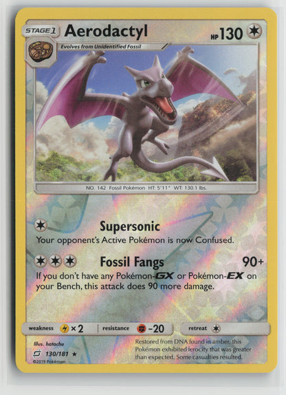Aerodactyl Rare Reverse SM - Team Up 130/181 NM
