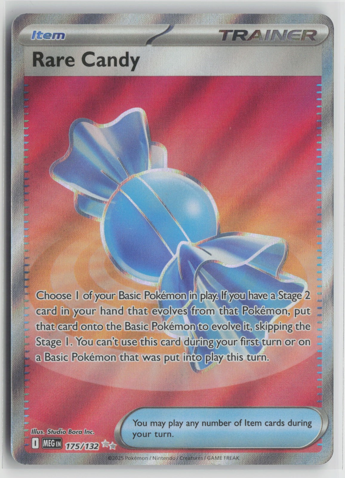 Rare Candy - Ultra Rare Holo MEG 175/132 NM