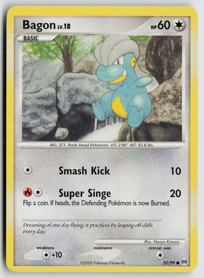 Bagon Common Arceus 52/99 NM