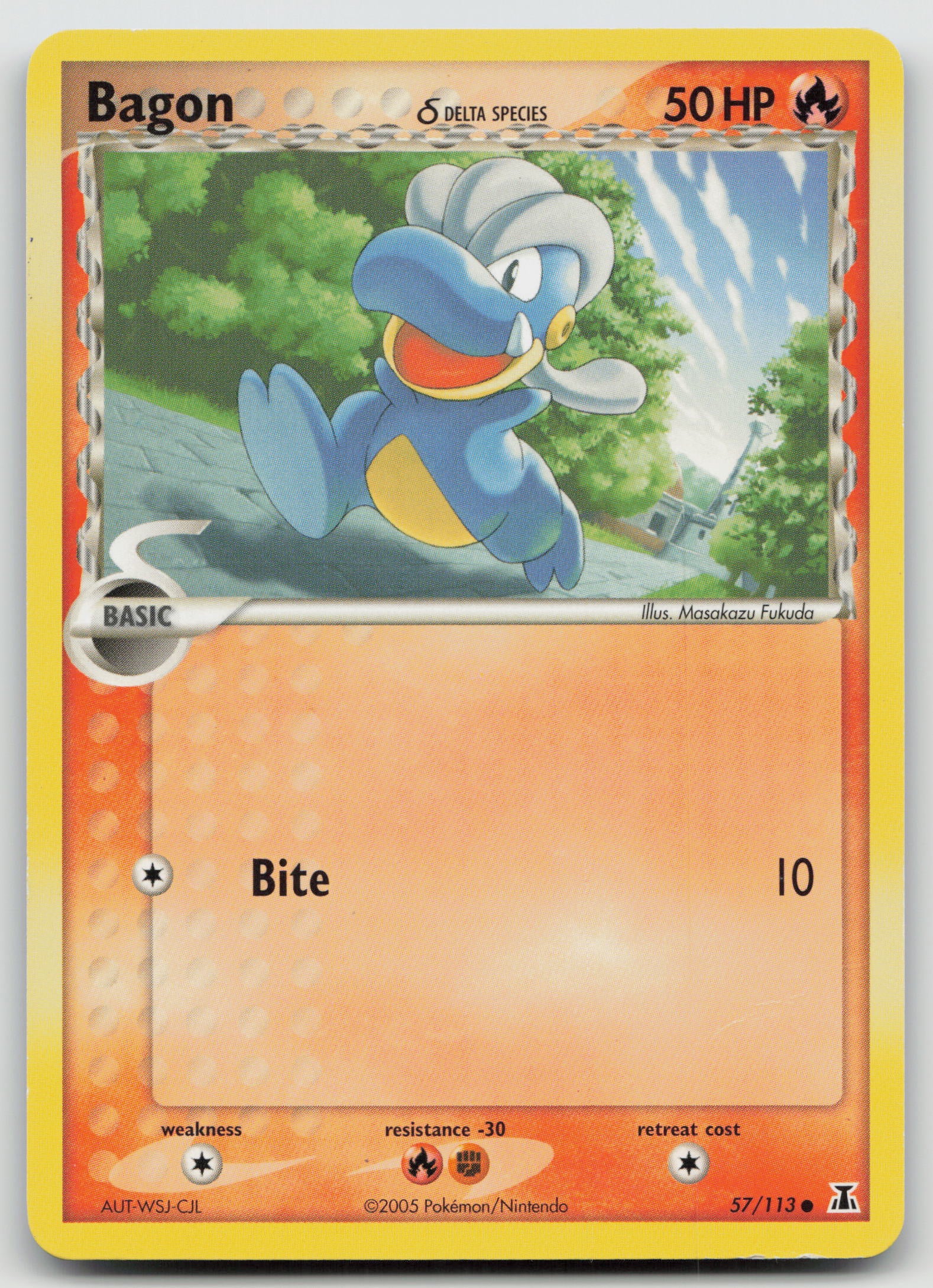 Bagon - 057/113 (Delta Species) Common Normal DS 57/113 DMG
