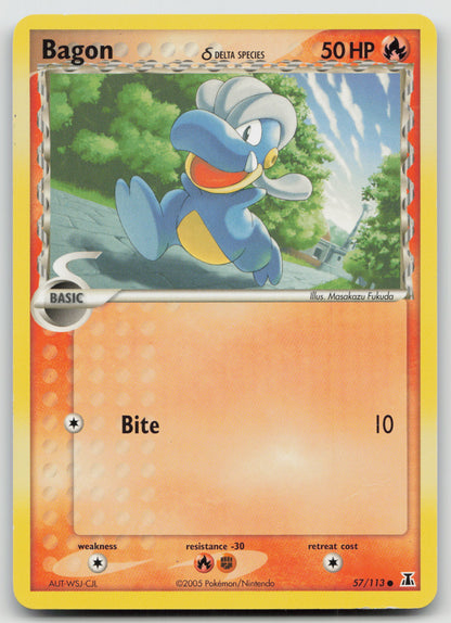 Bagon - 057/113 (Delta Species) Common Normal DS 57/113 DMG