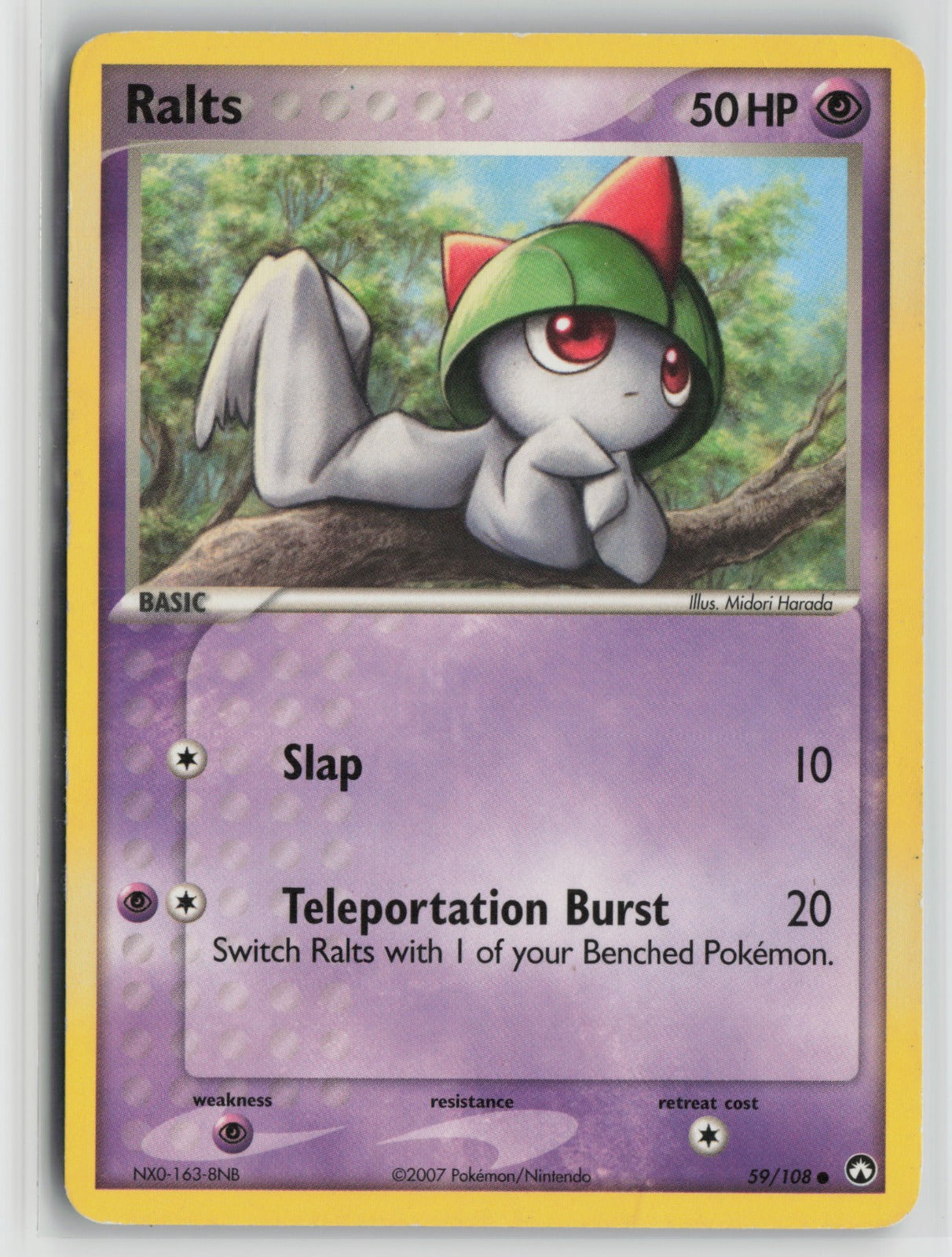 Ralts Common PK 59/108 HP