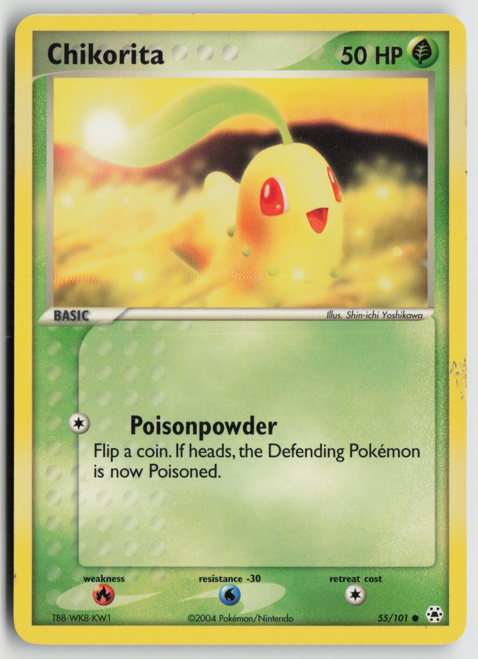 Chikorita Common Hidden Legends 55/101 HP