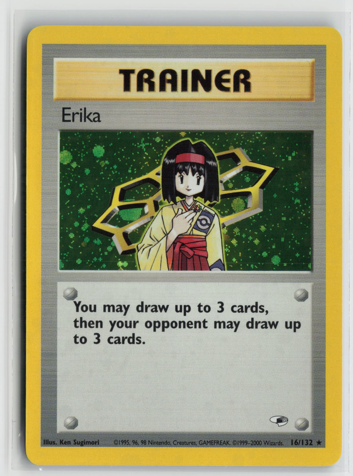 Erika (16) Holo Rare Unlimited G1 016/132 NM