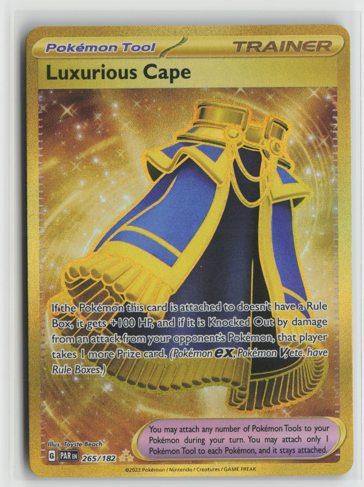 Luxurious Cape - Hyper Rare Holo PAR 265/182 NM
