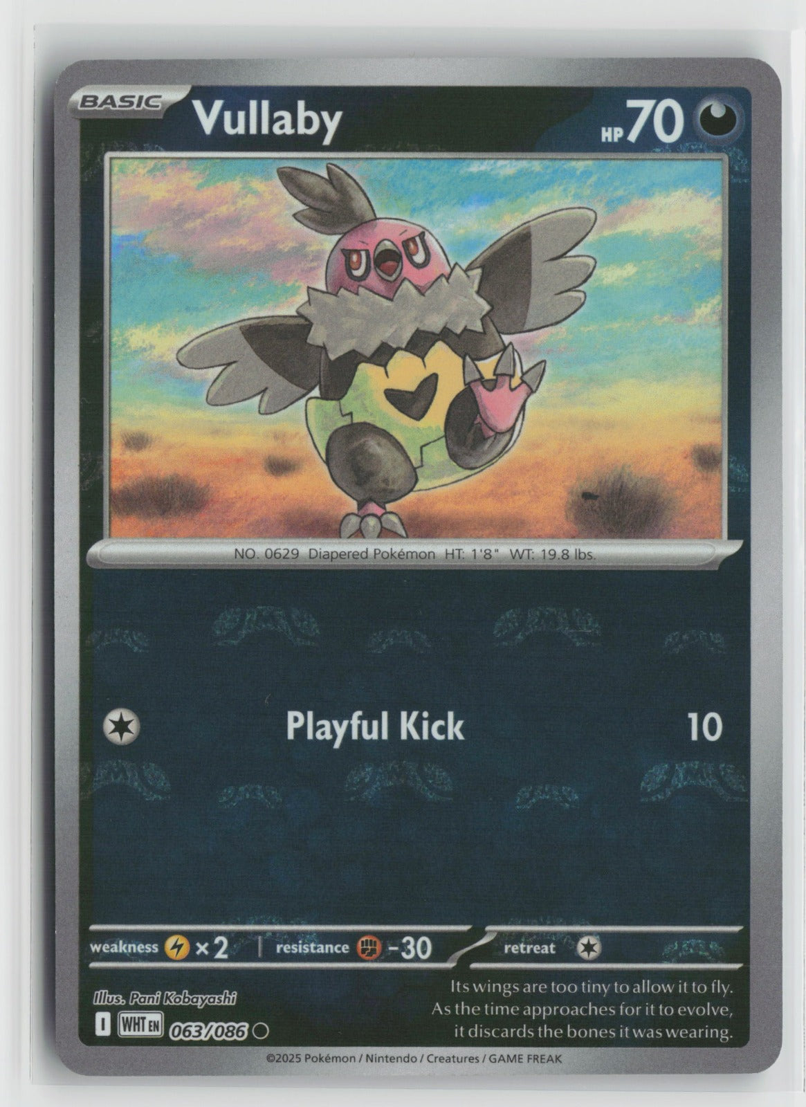Vullaby (Master Ball Pattern) Common Holo WHT 063/086 NM