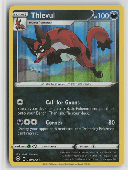 Thievul Holo Rare SHF 048/072 NM
