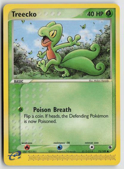 Treecko Common Ruby and Sapphire 75/109 MP