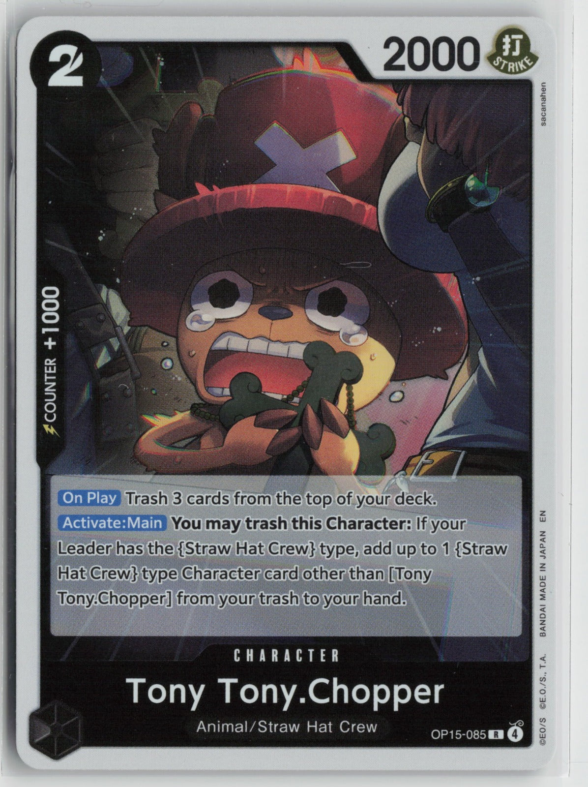 Tony Tony.Chopper () R Foil OP15-EB04 OP15-085 NM
