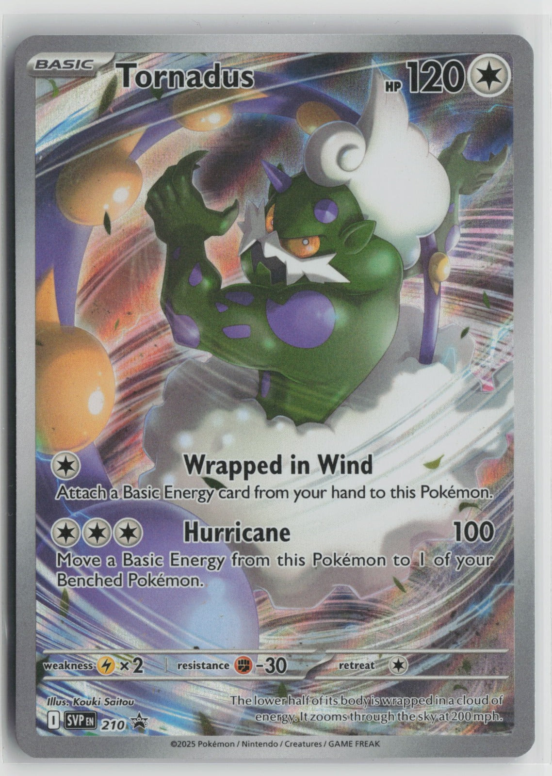 Tornadus - Promo Holo SVP 210 NM