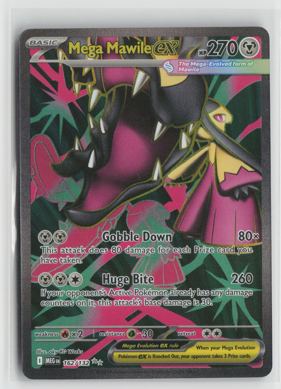 Mega Mawile ex - Ultra Rare Holo MEG 162/132 NM