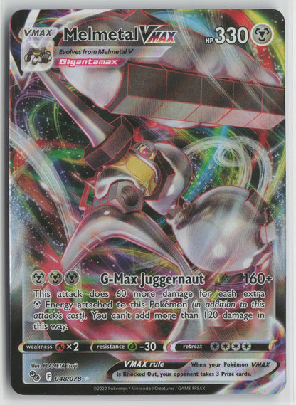 Melmetal VMAX Ultra Rare Holo PGO 048/078 NM