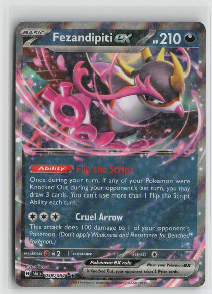 Fezandipiti ex - Double Rare Holo SFA 038/064 NM