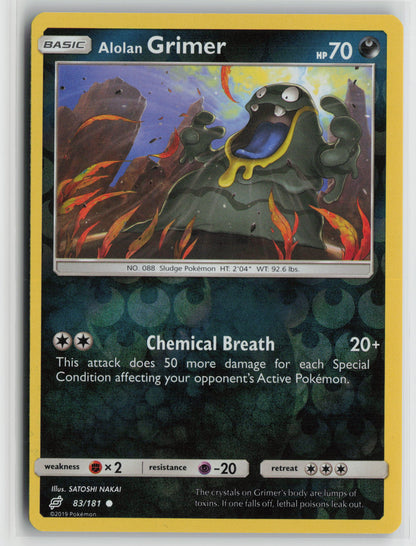 Alolan Grimer Reverse Common SM - Team Up 83/181 NM