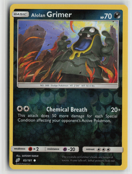 Alolan Grimer Reverse Common SM - Team Up 83/181 NM