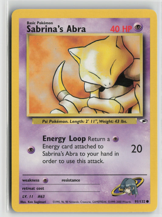 Sabrina's Abra Common Unlimited G1 091/132 NM