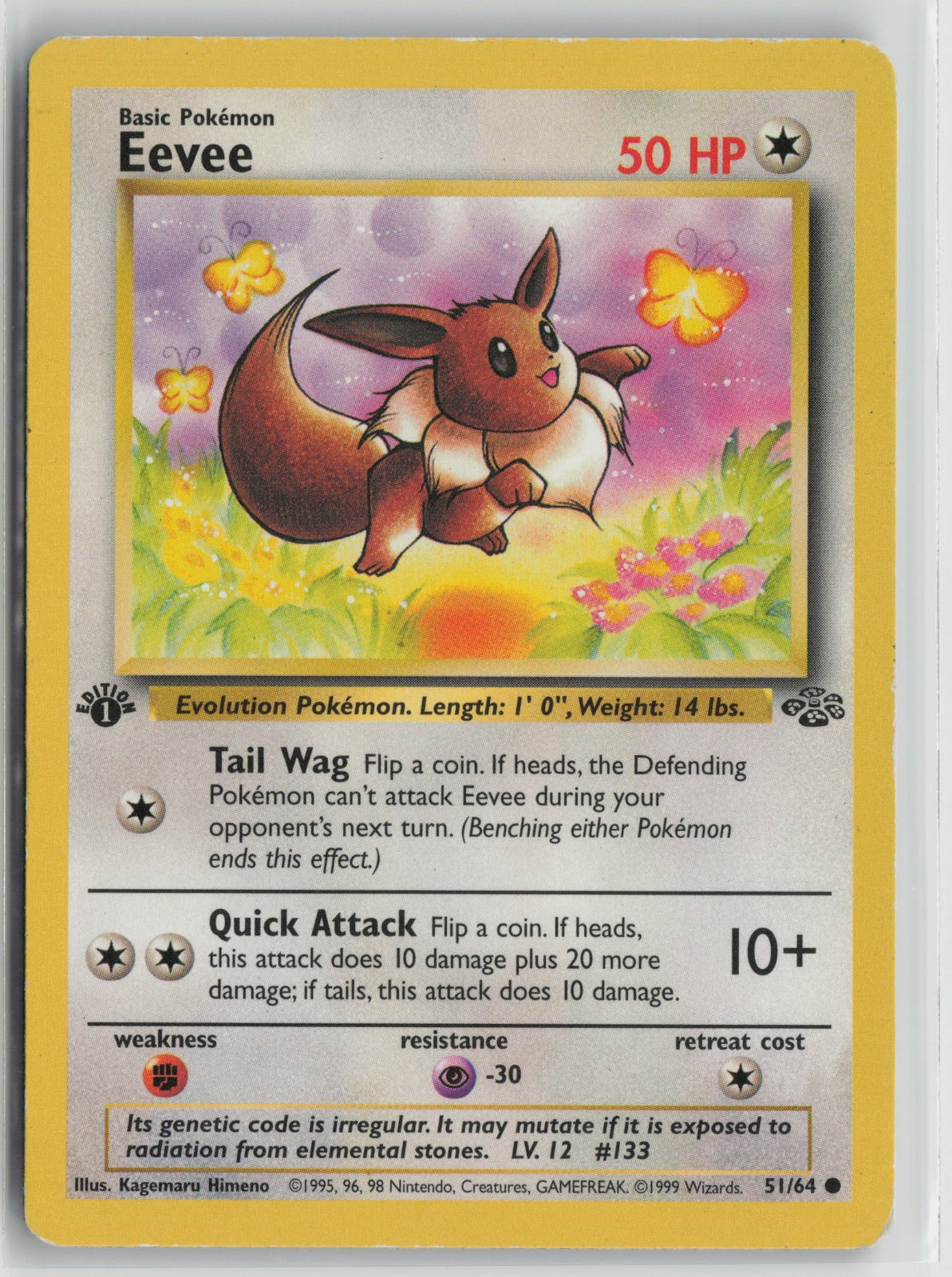 Eevee Common 1st Edition JU 51/64 LP