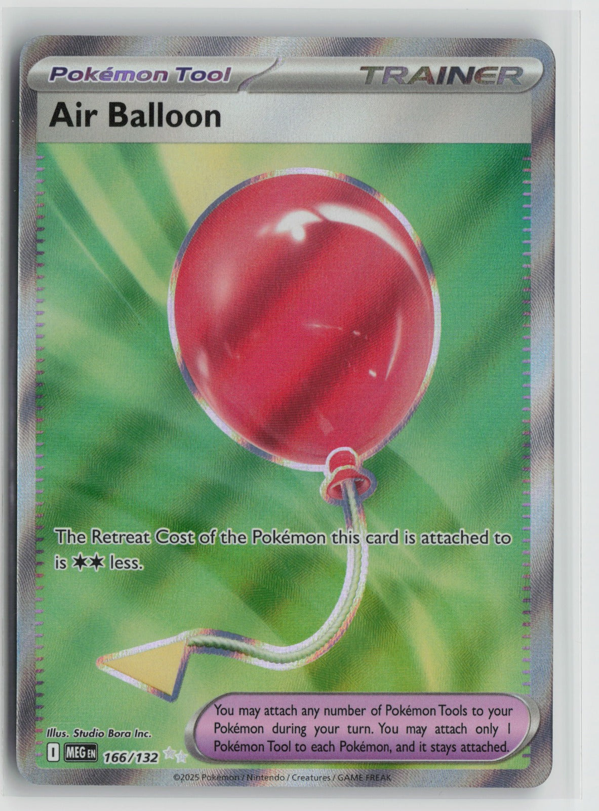 Air Balloon Ultra Rare Holo MEG 166/132 NM
