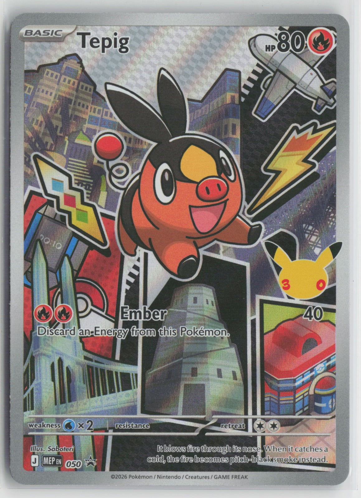 Tepig Promo Holo MEP 050 NM