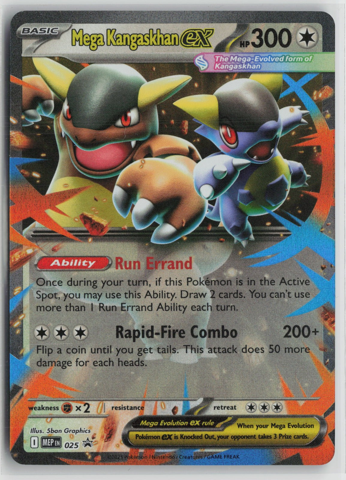 Mega Kangaskhan ex - Promo Holo MEP 025 NM