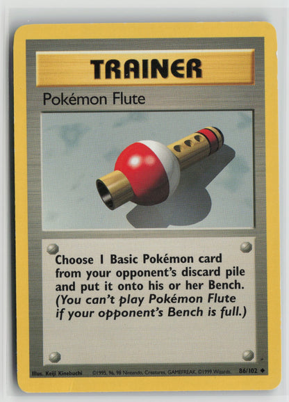 Pokemon Flute Uncommon BS 086/102 HP