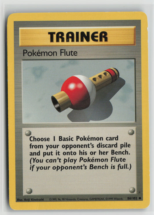 Pokemon Flute Uncommon BS 086/102 HP