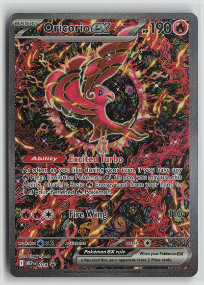 Oricorio ex - Promo Holo MEP 024 NM