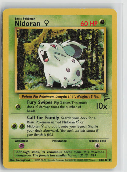 Nidoran F Common BS2 082/130 LP