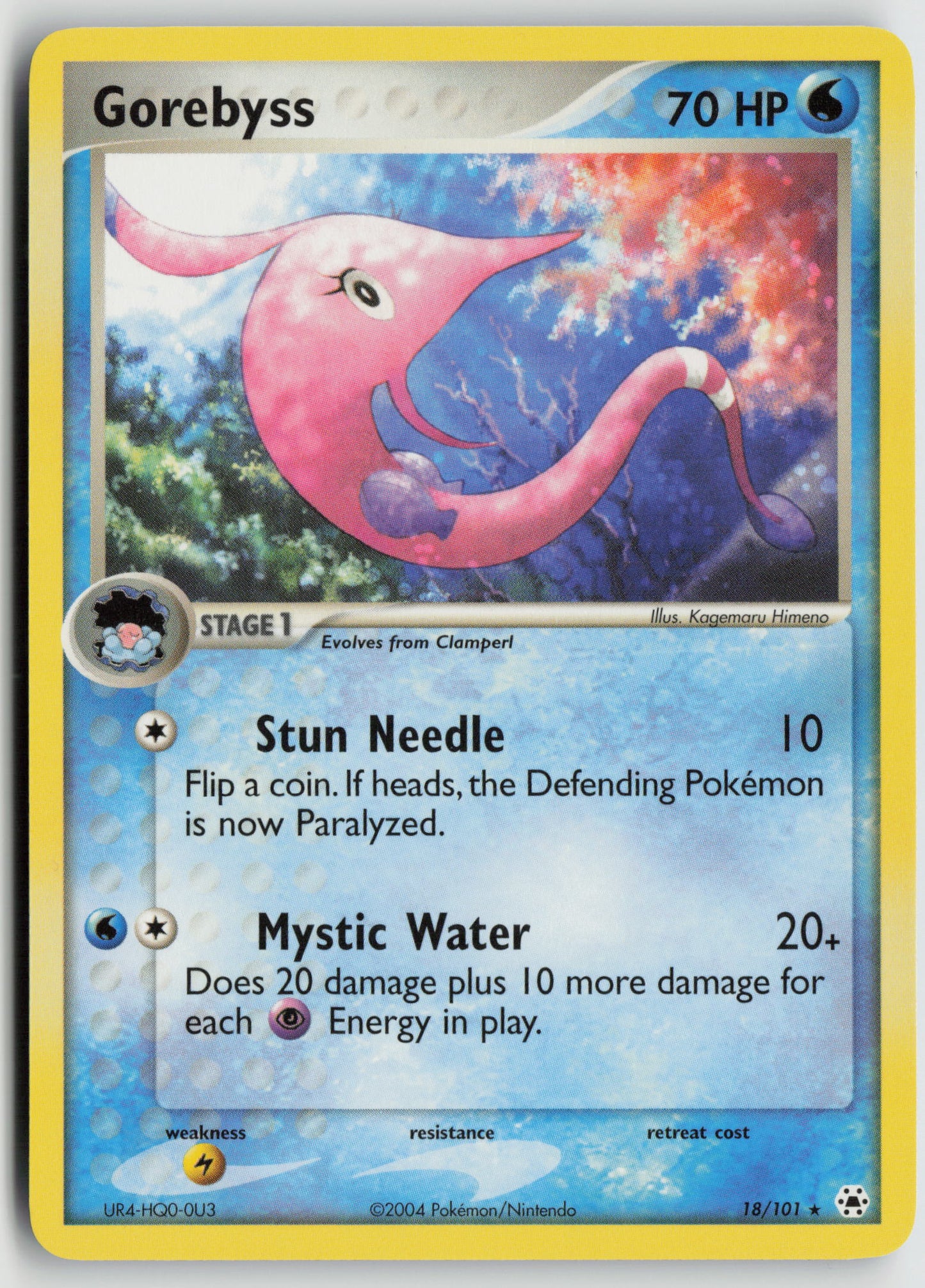 Gorebyss Rare Hidden Legends 18/101 NM