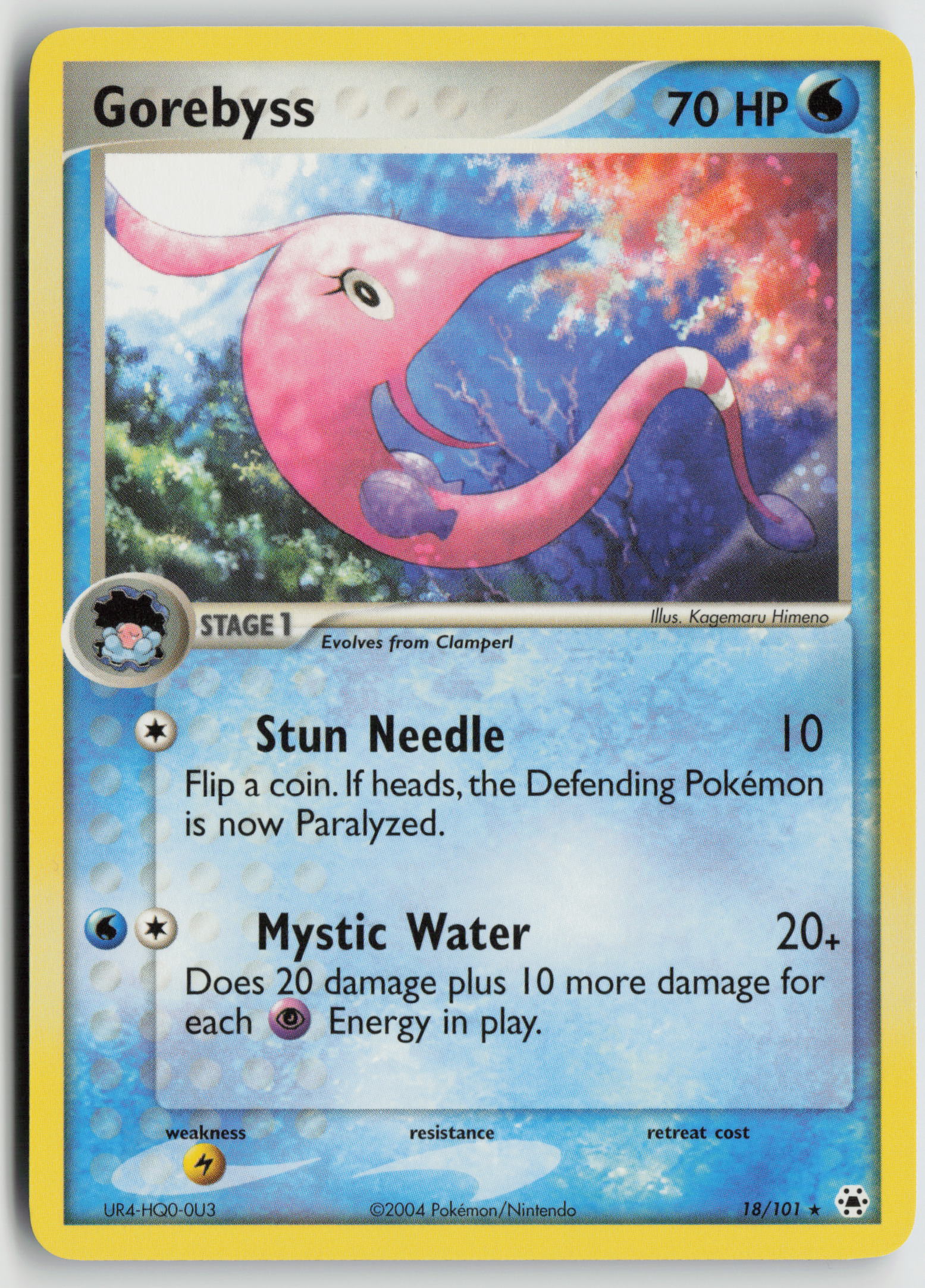 Gorebyss Rare Hidden Legends 18/101 NM