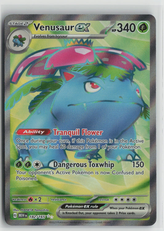 Venusaur ex - Ultra Rare Holo MEW 182/165 NM
