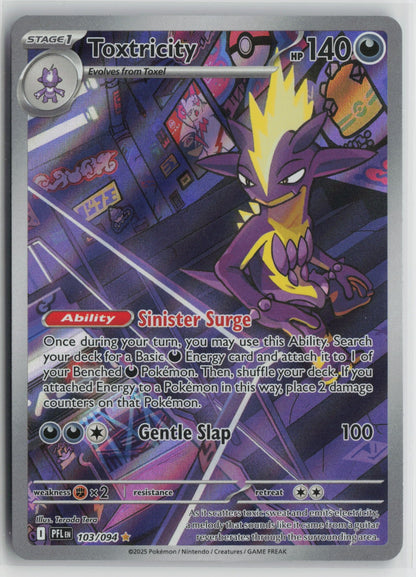 Toxtricity - Illustration Rare Holo PFL 103/094 NM