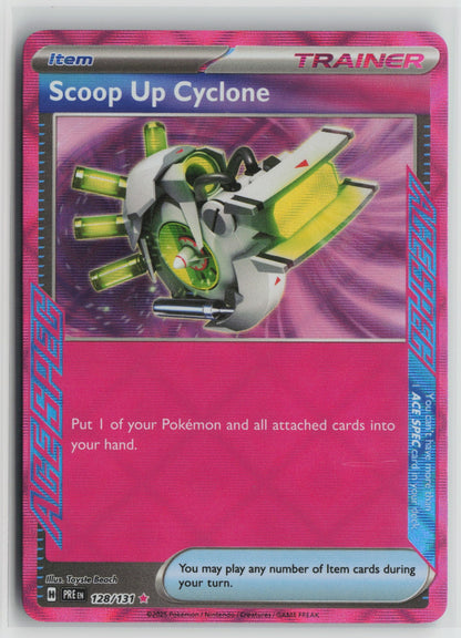 Scoop Up Cyclone ACE SPEC Rare Holo TWM 162/167 NM