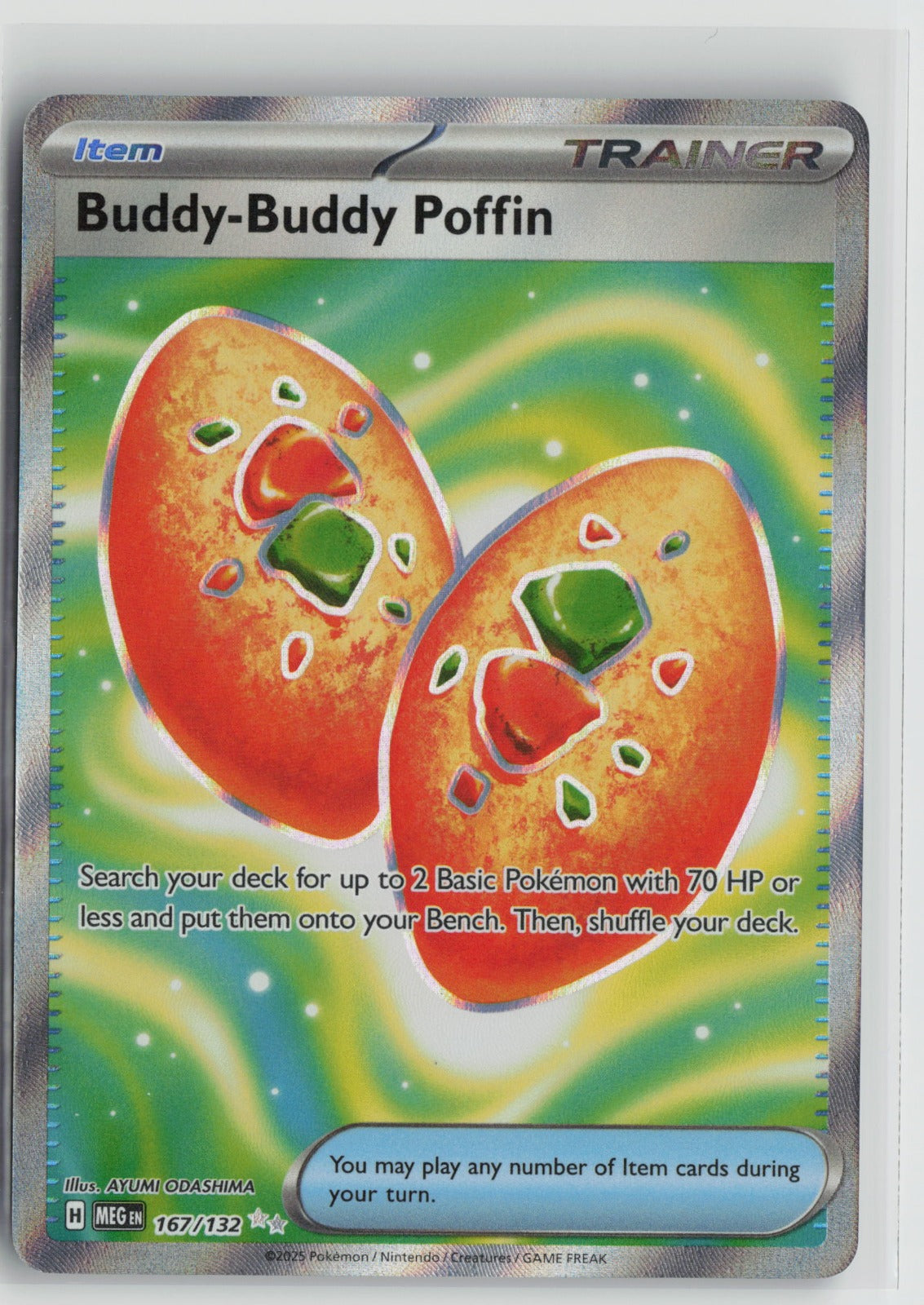 Buddy-Buddy Poffin Ultra Rare Holo MEG 167/132 NM