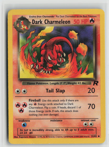 Dark Charmeleon Uncommon Unlimited TR 32/82 MP