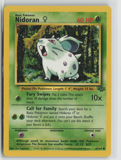 Nidoran F Common Unlimited JU 57/64 LP