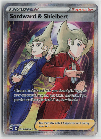 Sordward & Shielbert Ultra Rare Holo SWSH12: TG TG28/TG30 NM